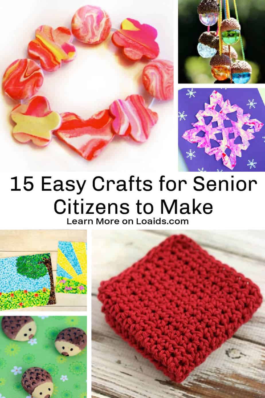 Want to try some fun elderly crafts? We give you 15 easy ideas that not only seniors can make but everyone! Check them out and try them yourself.