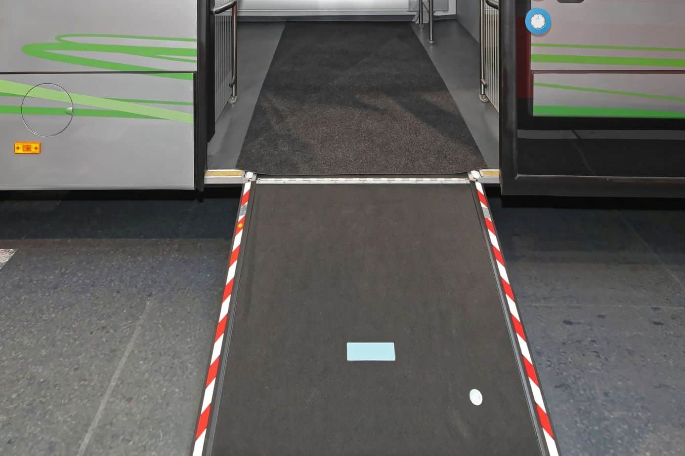 wheelchair ramp for bus riding