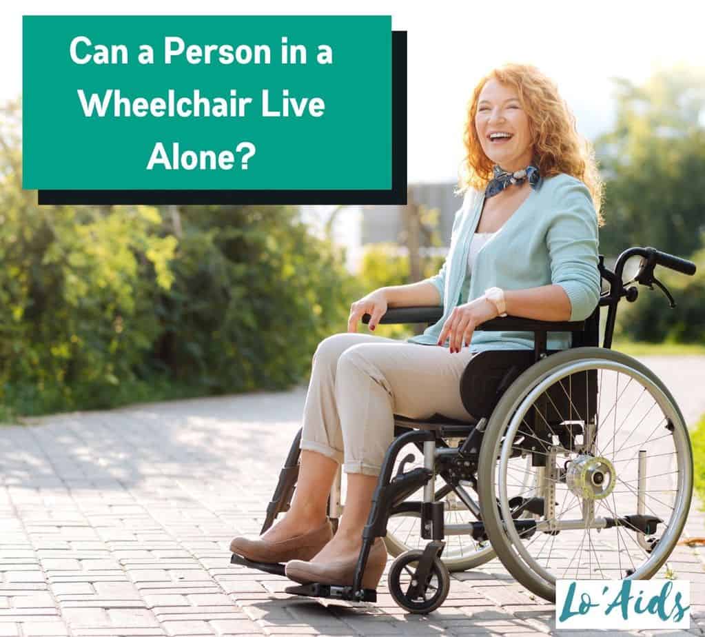 a middle-aged woman sitting in a wheelchair