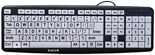 Nuklz N Large Print Computer Keyboard for Seniors