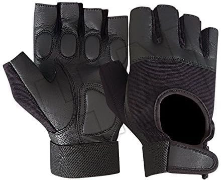 Prime Sports All-Purpose Padded Leather Wheelchair Gloves