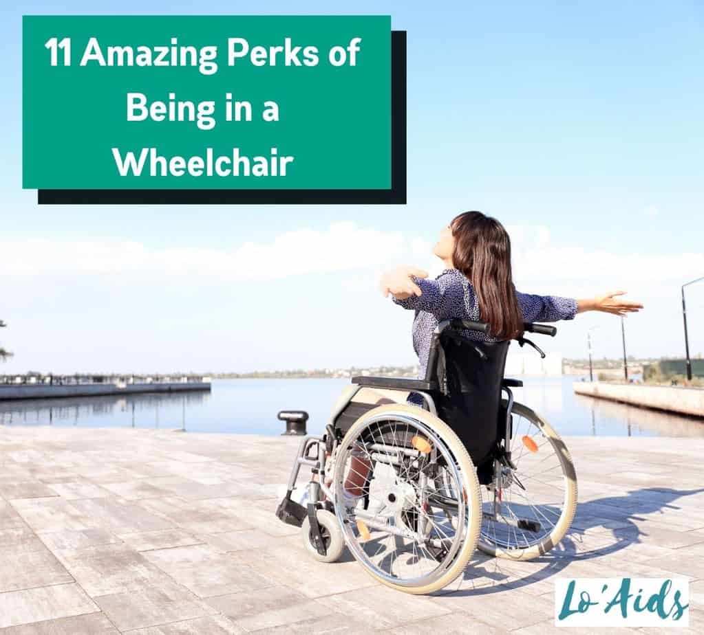 lady in a wheelchair raising her arms wide open
