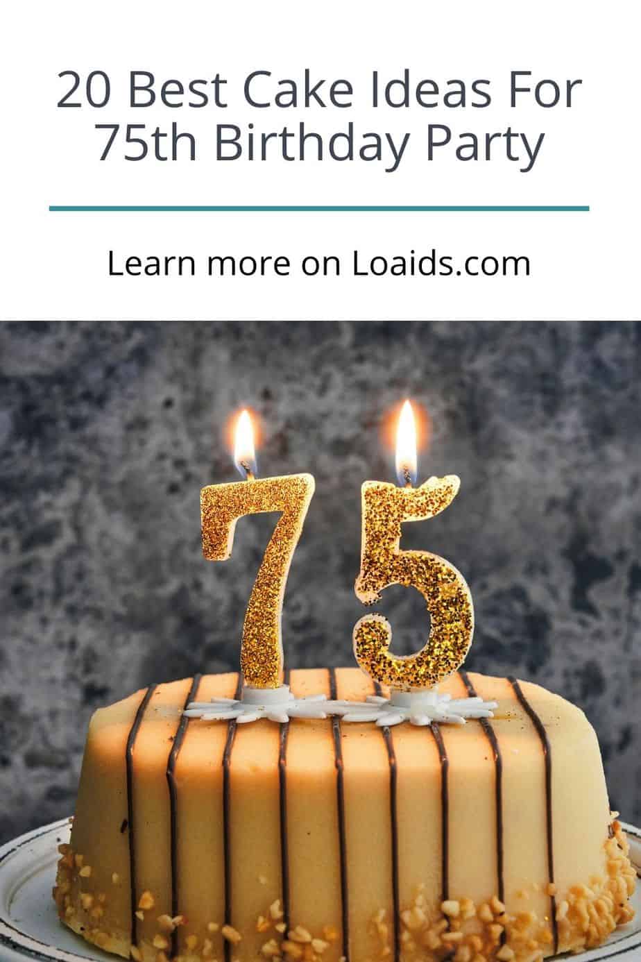 Ideas For 75th Birthday Cake - Home Design Ideas