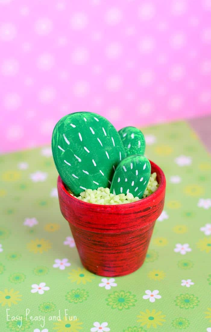 Rock Cactus Craft