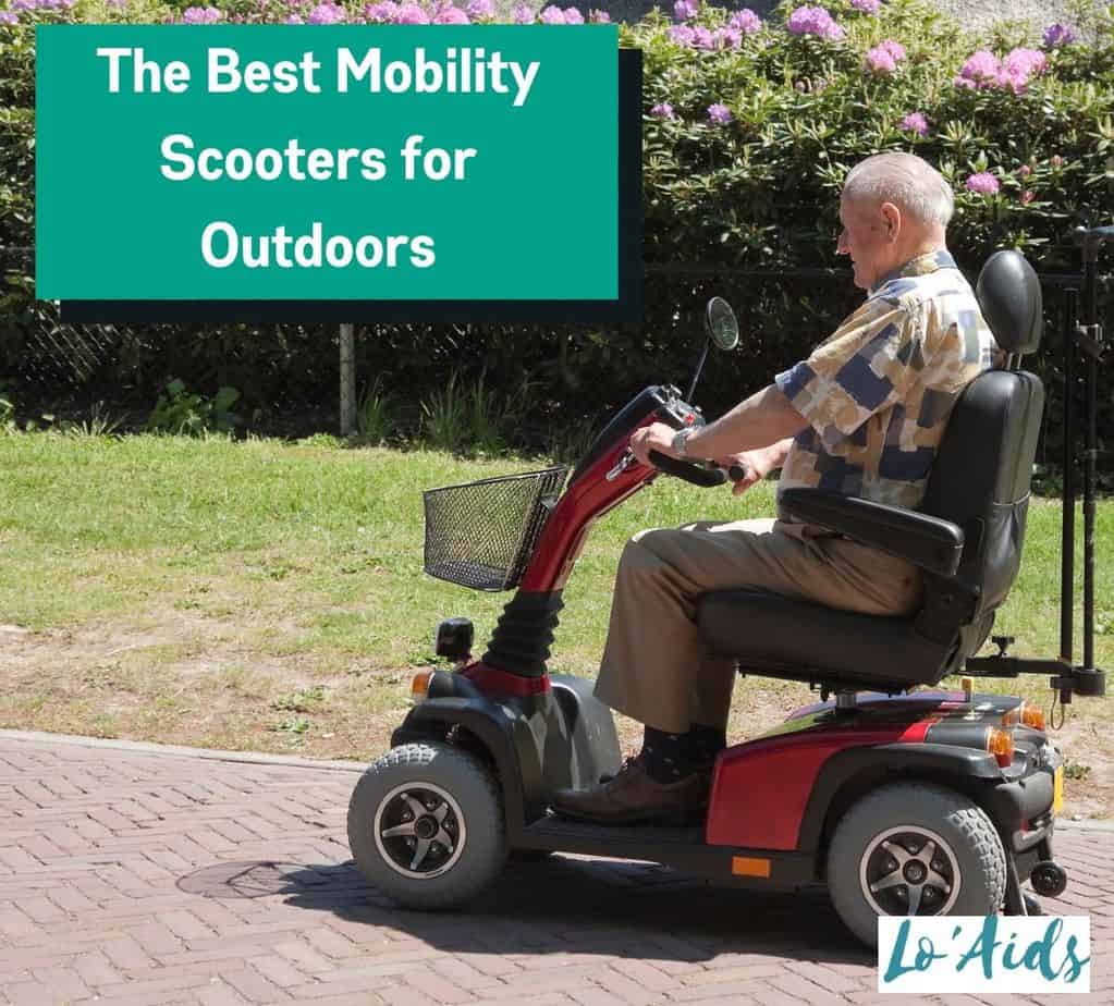 senior man riding on one of the best Mobility Scooters for Outdoors