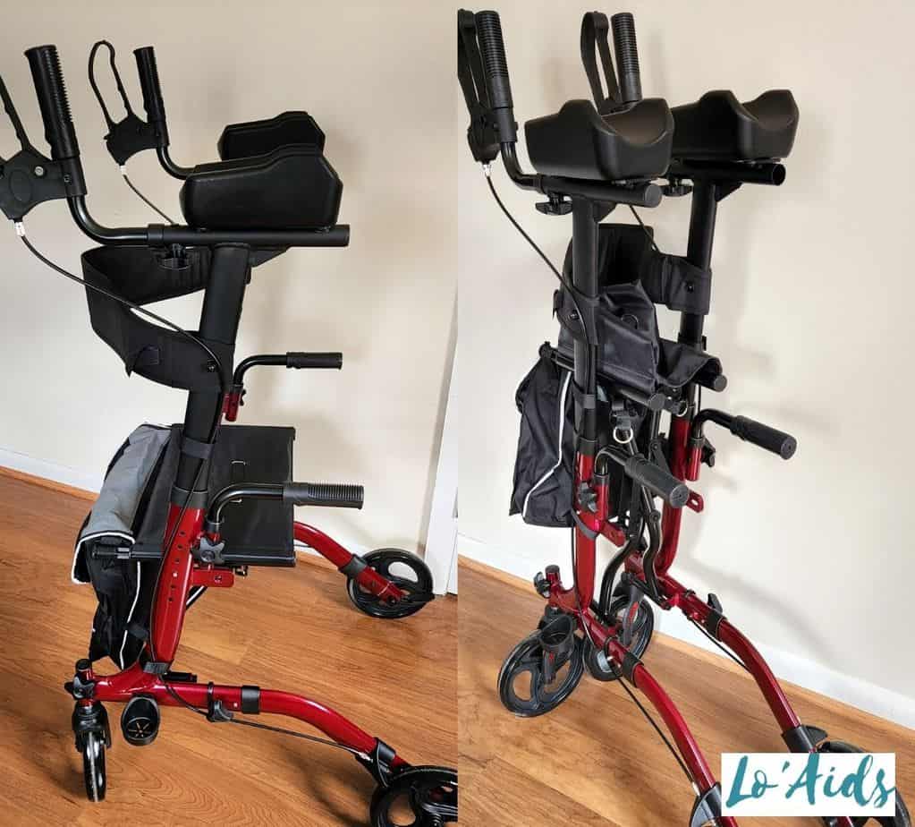features of Vive health upright walker