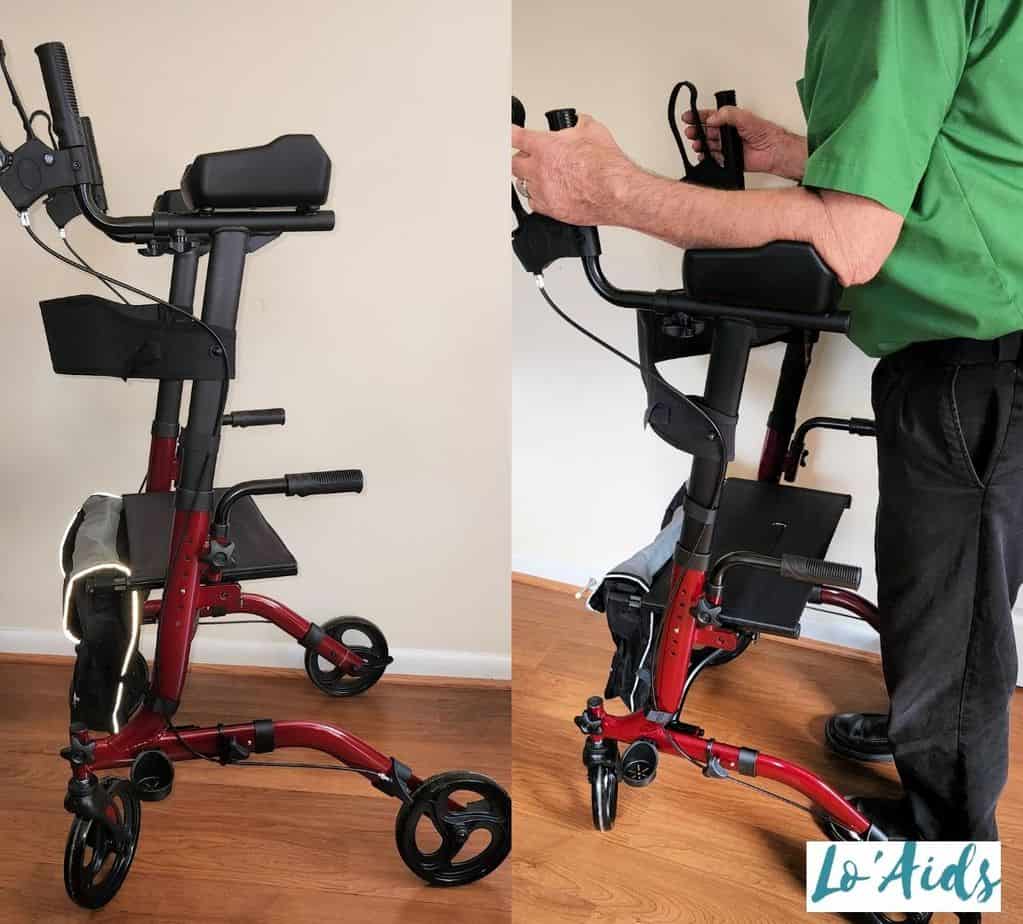 features of Vive health upright walker