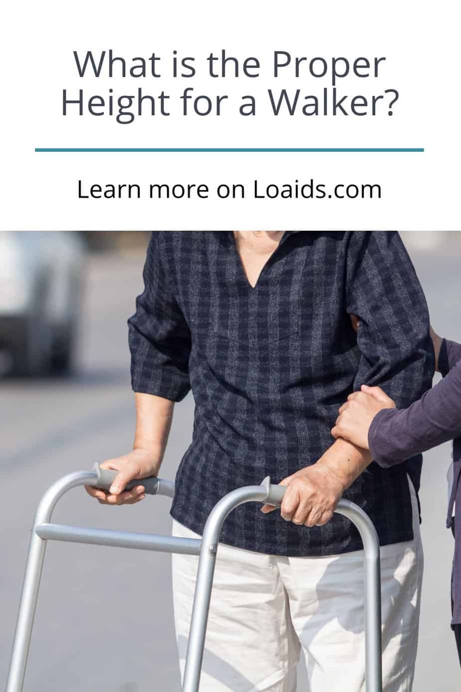 senior woman using a walker