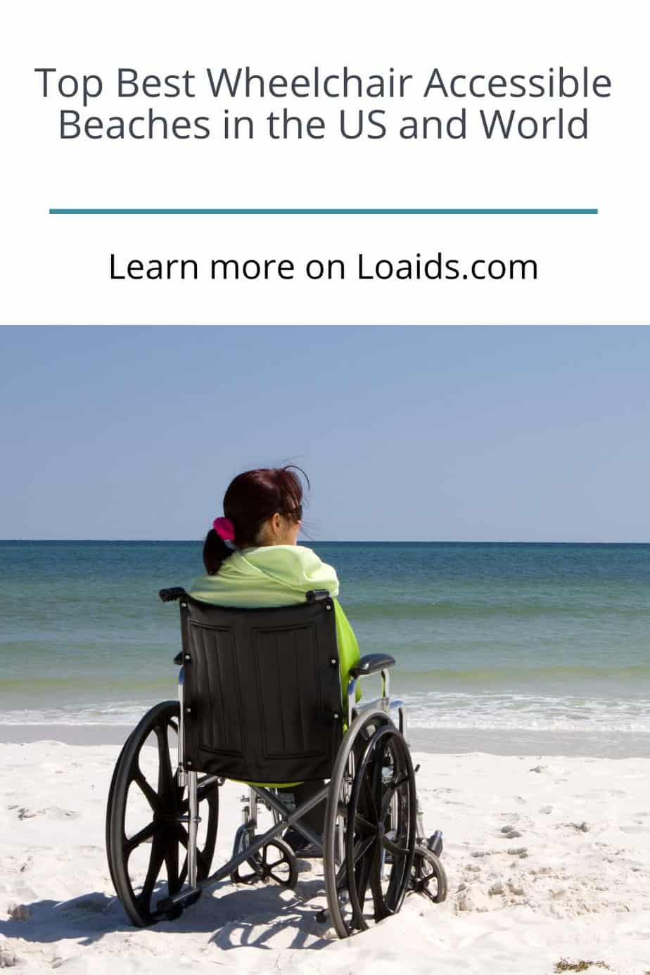 me on one of the best wheelchair accessible beaches near me