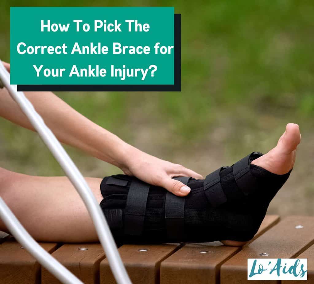 men wearing an ankle brace but how to pick the correct ankle brace