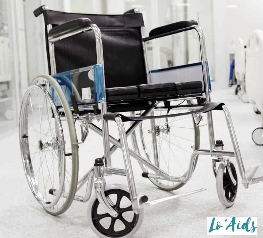 wheelchair with cushion