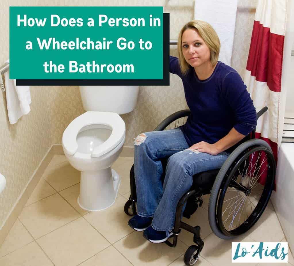 Woman showing How Wheelchair Users Navigate Plane Toilets