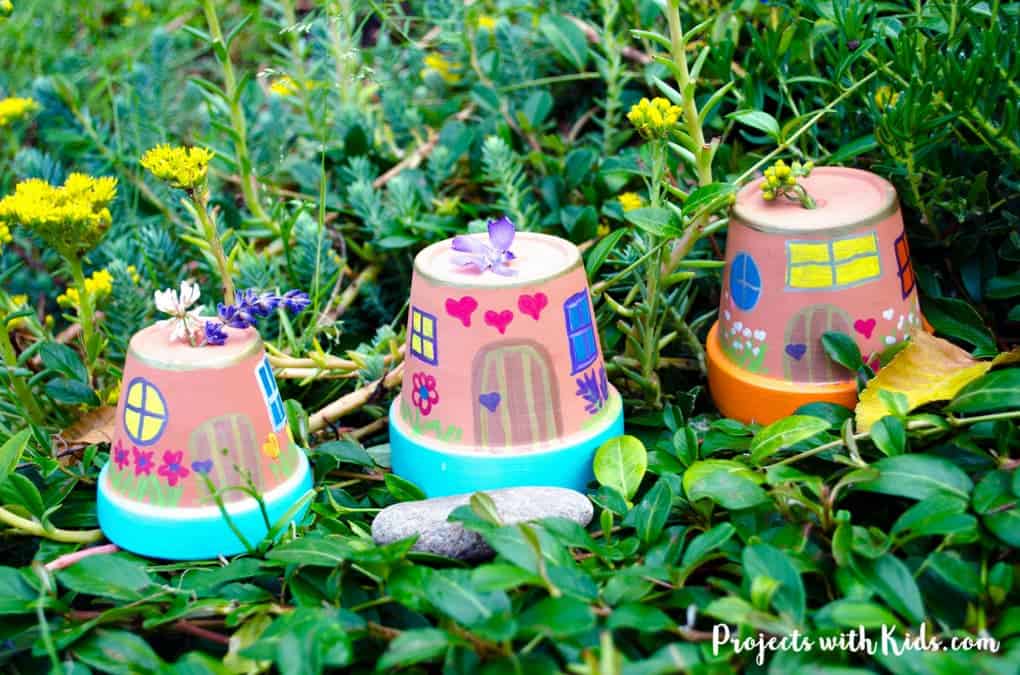 painted fairy house