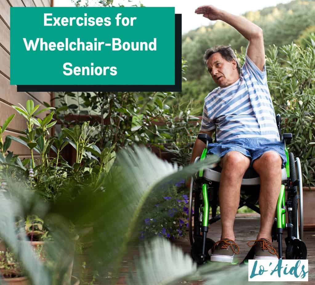 senior man showing some Exercises for Wheelchair-Bound Seniors