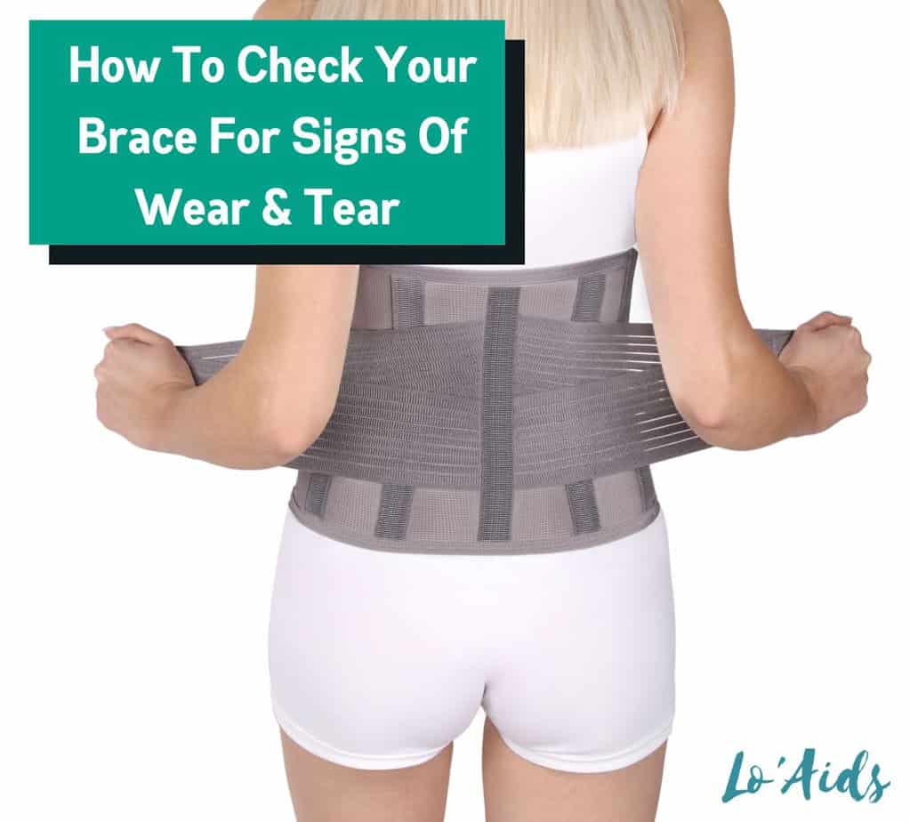 lady showing How To Check Your Brace For Signs Of Wear & Tear
