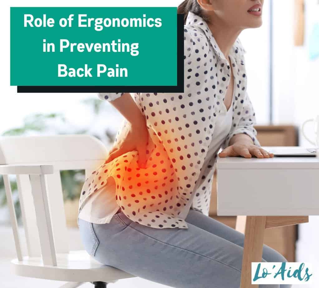 LADY STRUGGLING BECAUSE OF HER BACK PAIN BUT WHAT ARE THE Role of Ergonomics in Preventing Back Pain