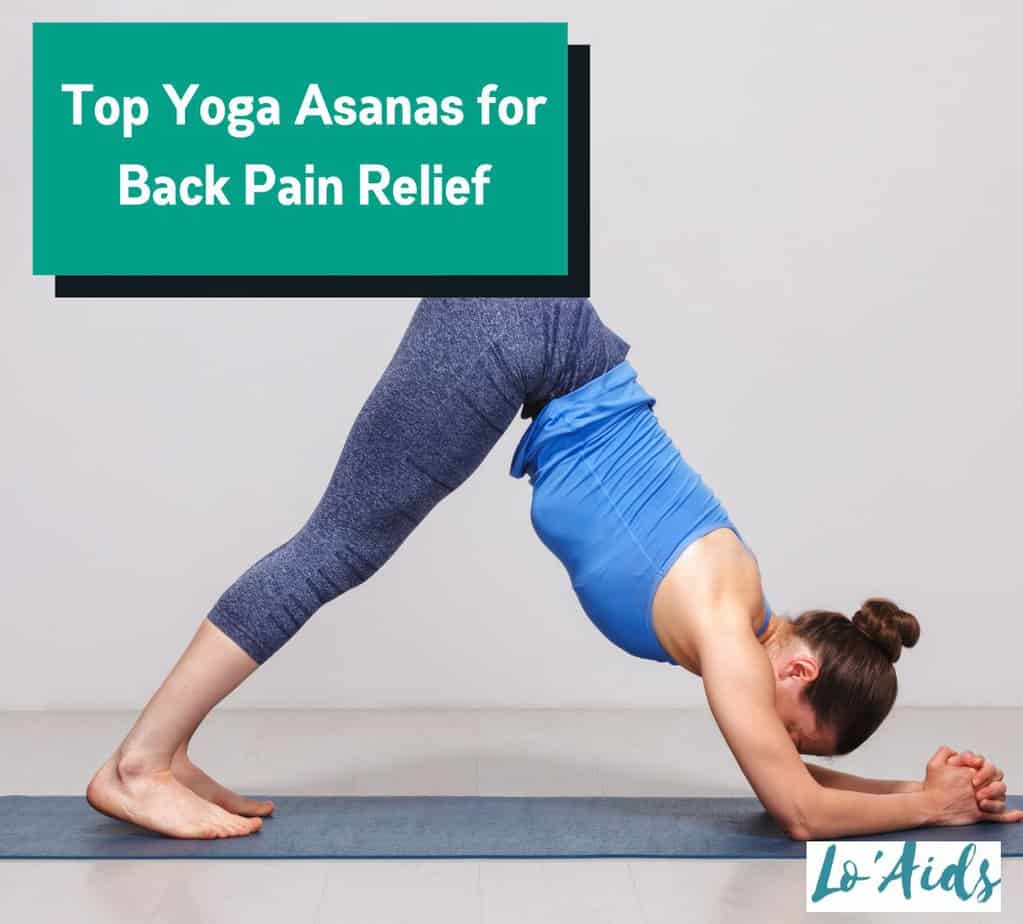 lady doing Yoga Asanas for Back Pain Relief