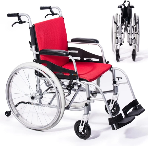 Hi-Fortune Self-Propelled Chair With Travel Bag And Cushion