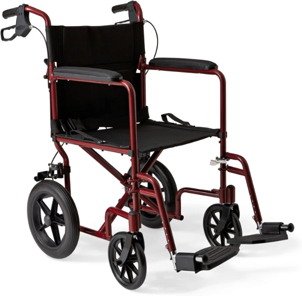 Medline Aluminium Lightweight Transport Wheelchair