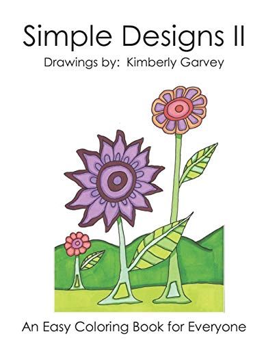 Simple Designs Coloring book for Seniors