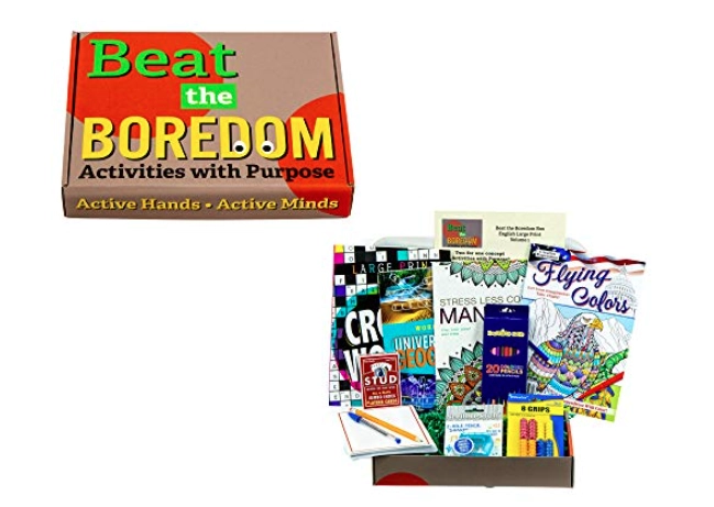 Beat the Boredom Box Gift for Seniors