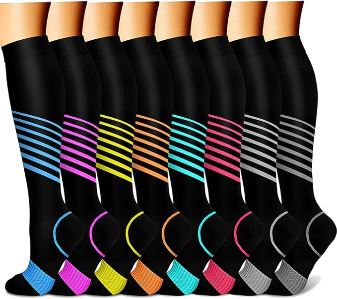 CHARMKING Compression Socks for Women & Men Gift for Seniors