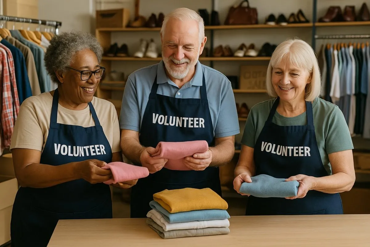 Seniors volunteering to help overcome loneliness
