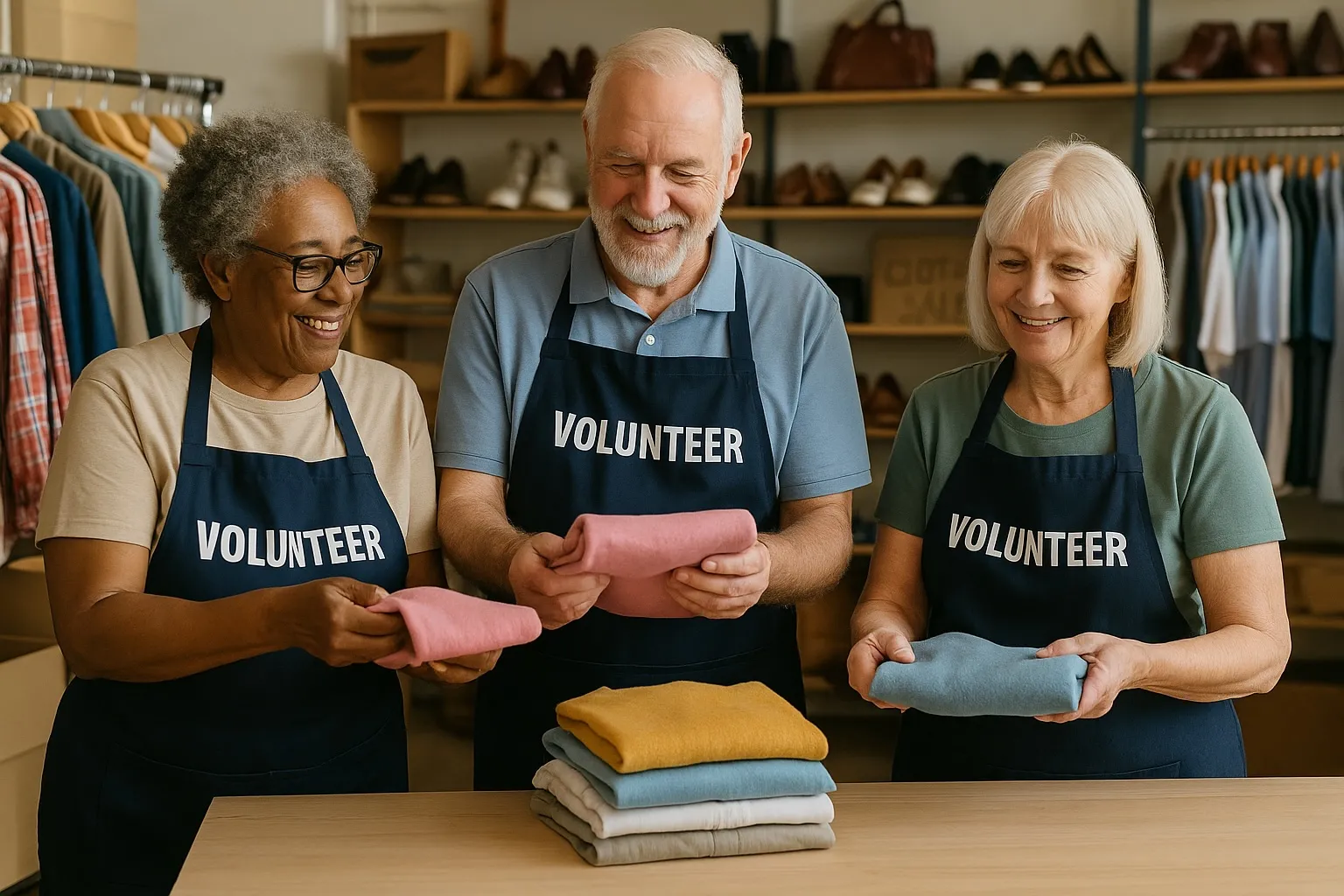 Seniors volunteering to help overcome loneliness